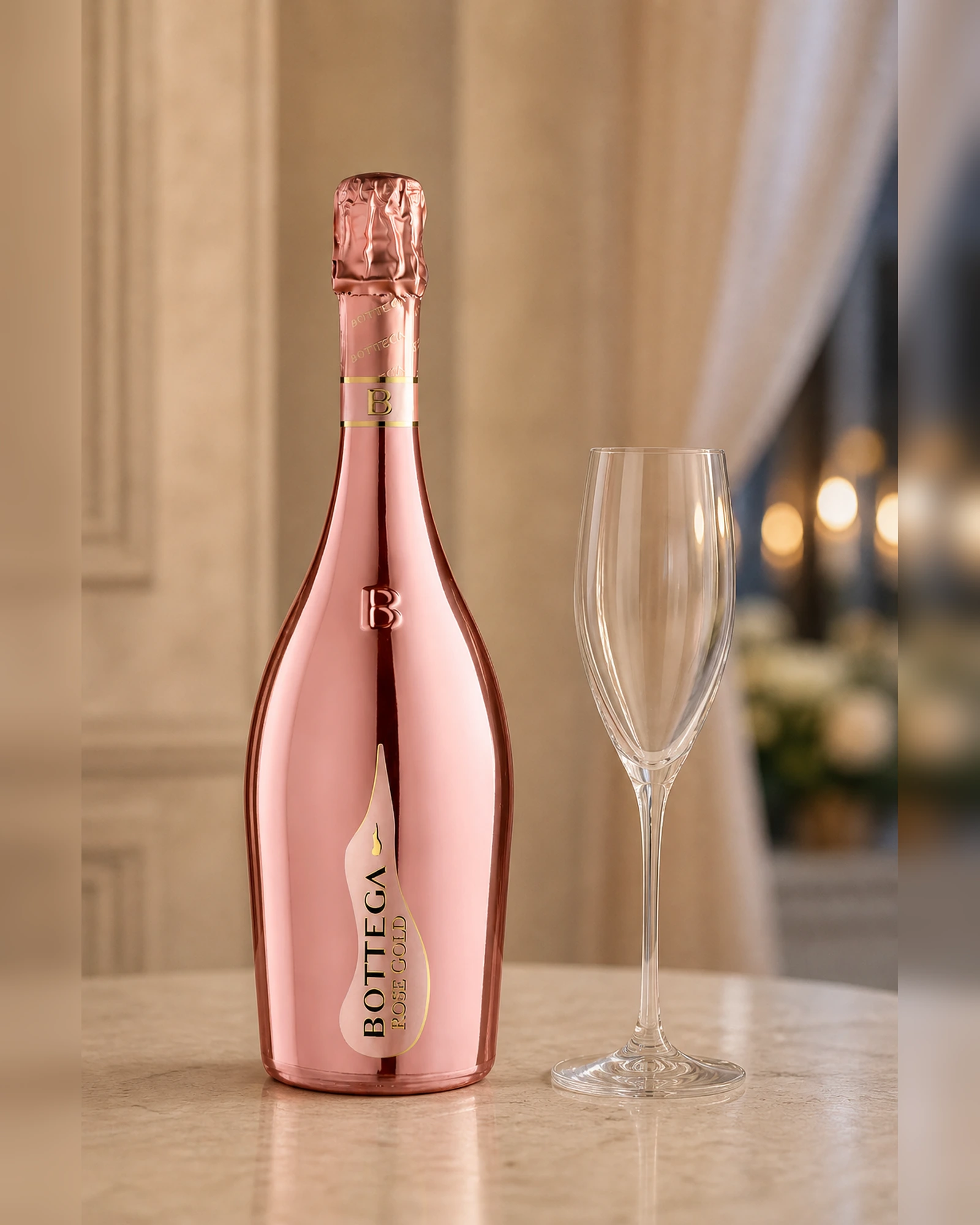 Bottega Rose Gold — розовое игристое Pinot Nero Brut из Ломбардии