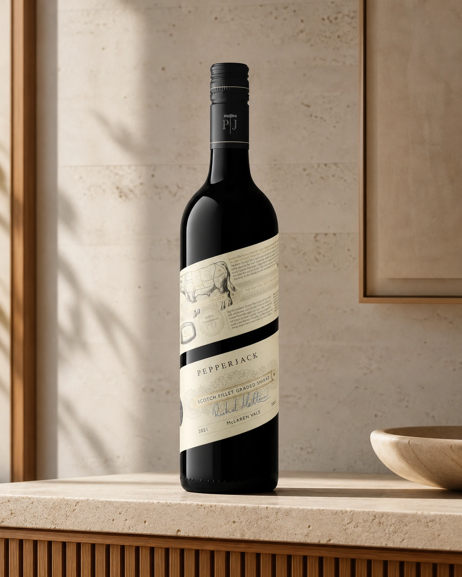 Pepperjack Graded Shiraz McLaren Vale 2021 — красный шираз из Макларен-Вейл, Южная Австралия
