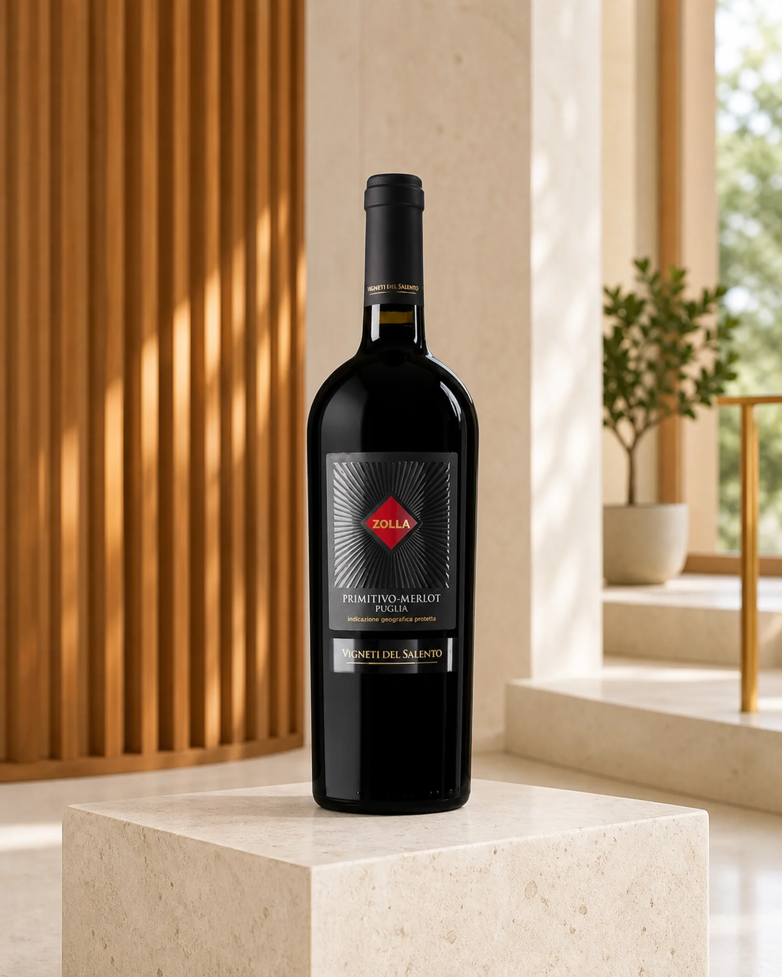 Zolla Primitivo Merlot — красное Puglia IGP из Примитиво и Мерло, линейка Vigneti del Salento (Саленто)
