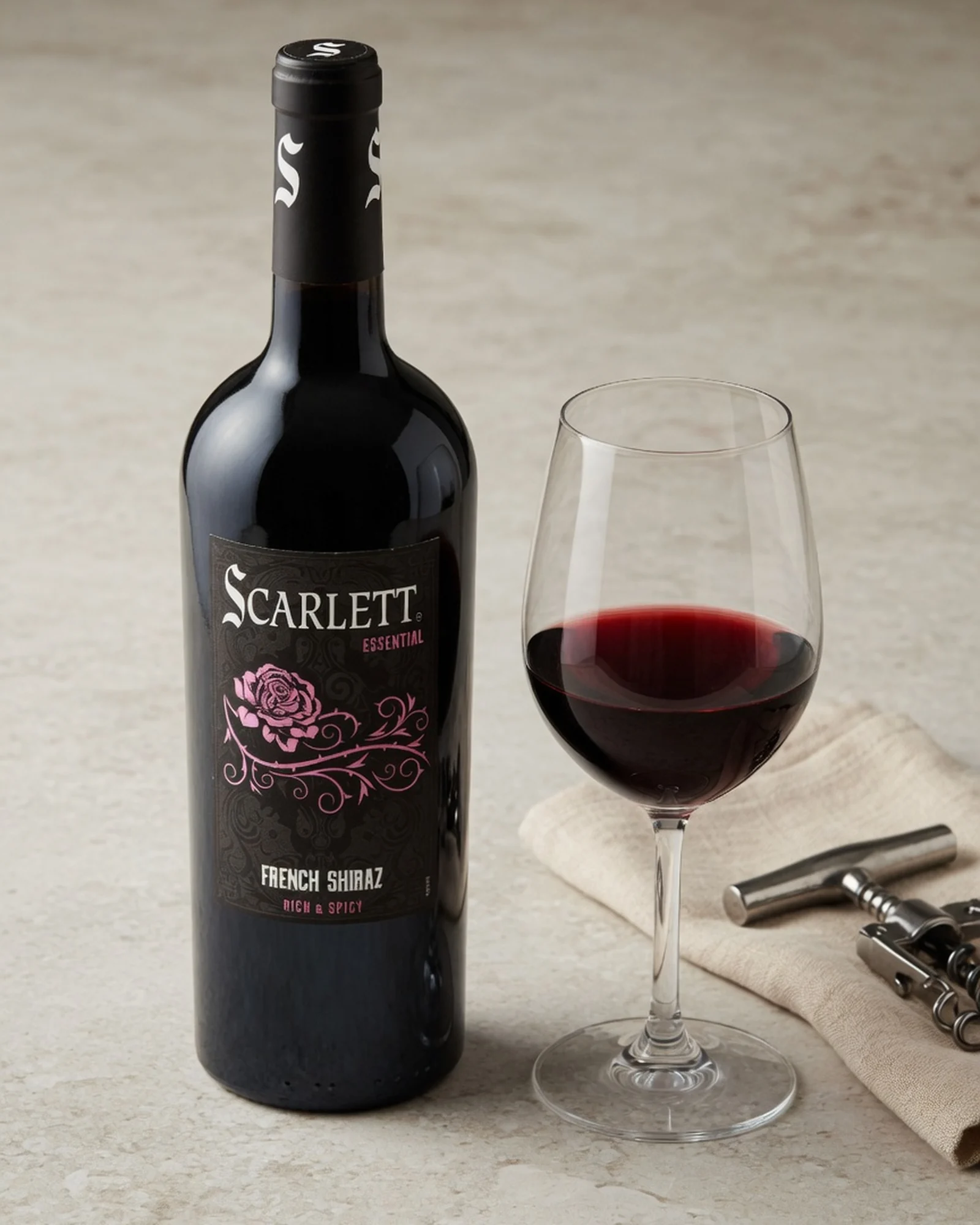 Lamothe Parrot Scarlett Shiraz — сортовое красное шираз линейки Scarlett дома Lamothe Parrot