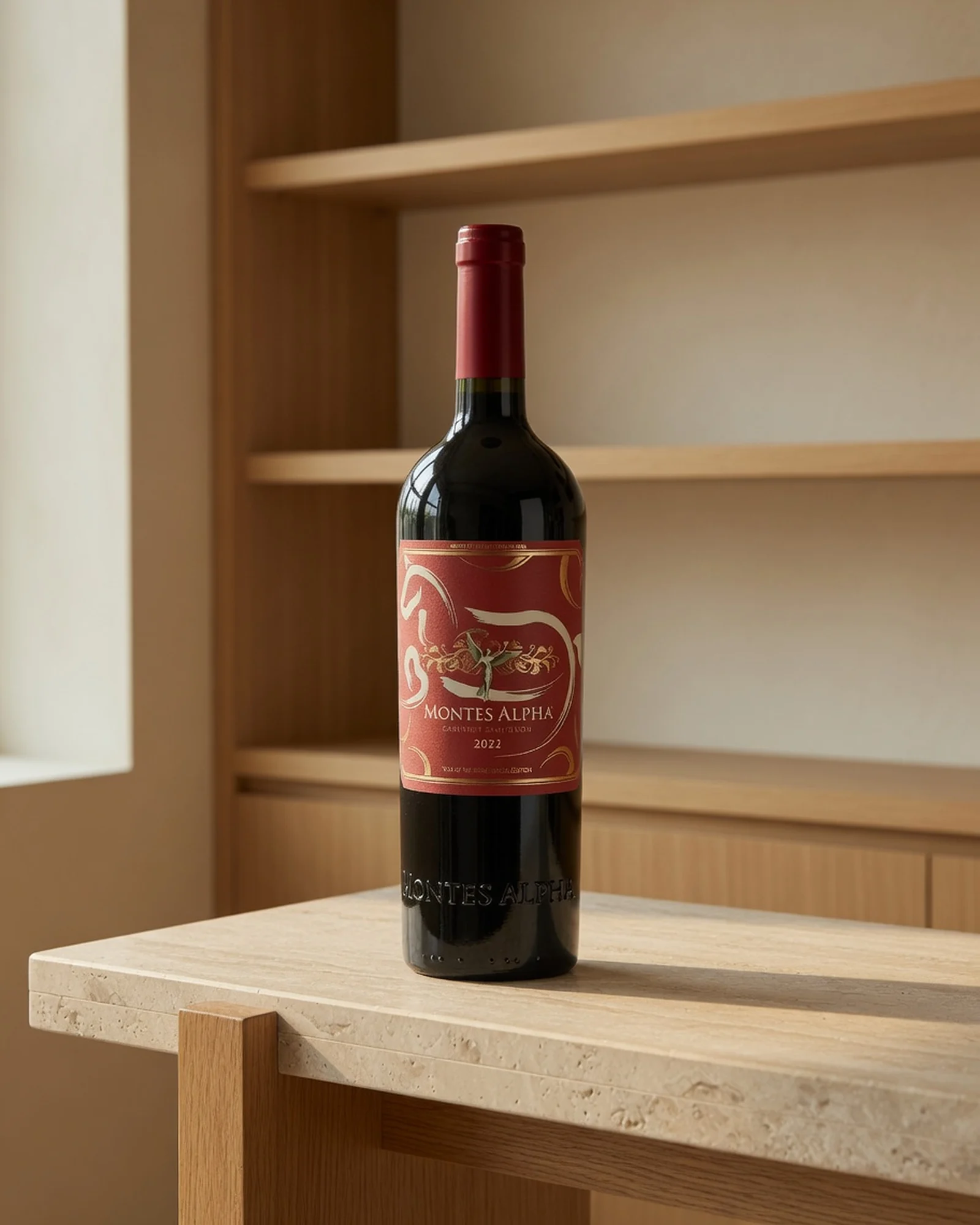 Montes Alpha Cabernet Sauvignon 2022 — красное каберне совиньон линейки Alpha, Чили, урожай 2022