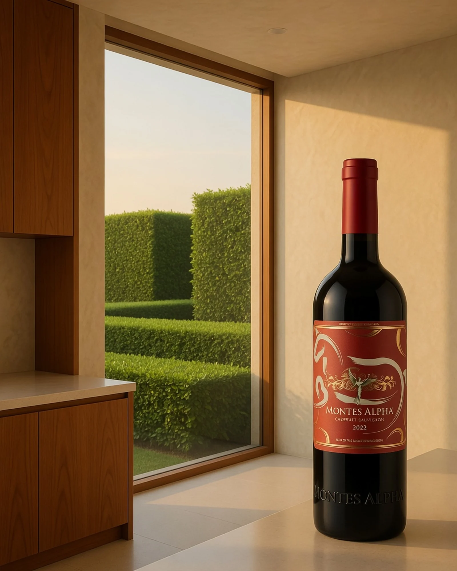 Montes Alpha Cabernet Sauvignon 2022 — красное каберне совиньон линейки Alpha, Чили, урожай 2022