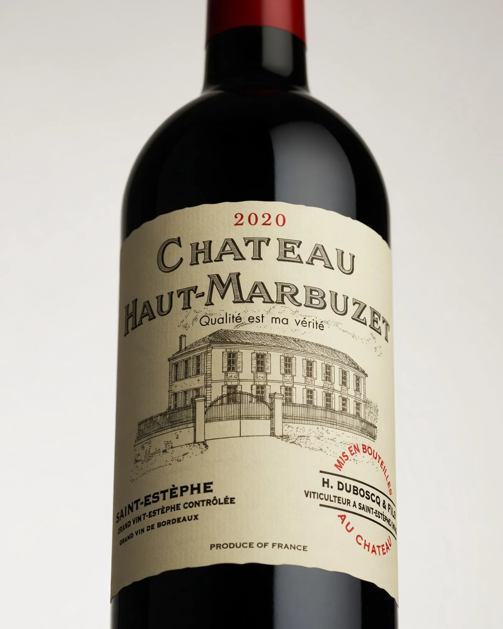 Château Haut-Marbuzet 2020 — красное Saint-Estèphe урожая 2020 семьи Дюбоск
