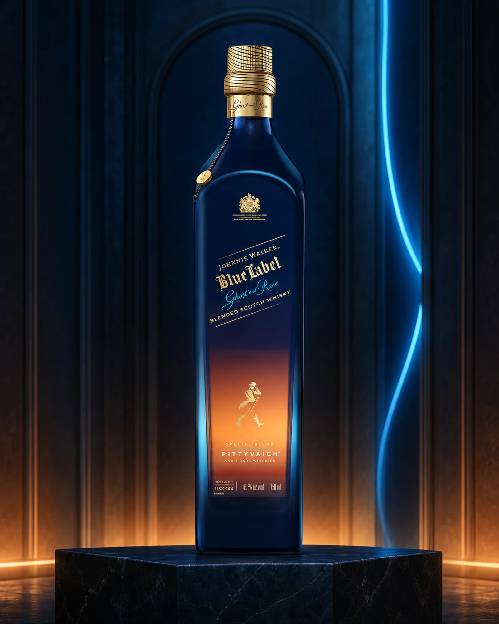 Johnnie Walker Blue Label Ghost & Rare Pittyvaich — редкий бленд Johnnie Walker с солодом закрытой винокурни