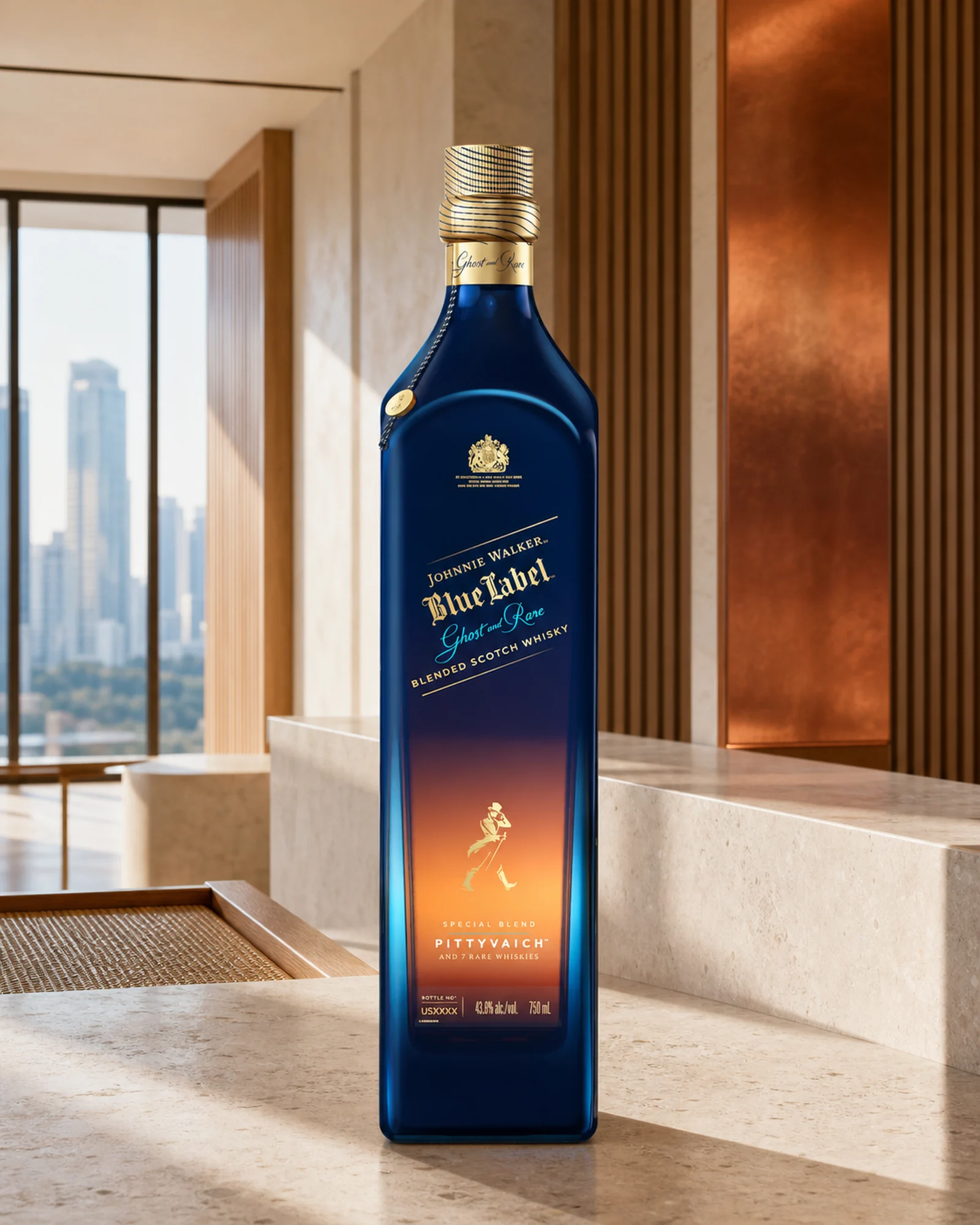 Johnnie Walker Blue Label Ghost & Rare Pittyvaich — редкий бленд Johnnie Walker с солодом закрытой винокурни