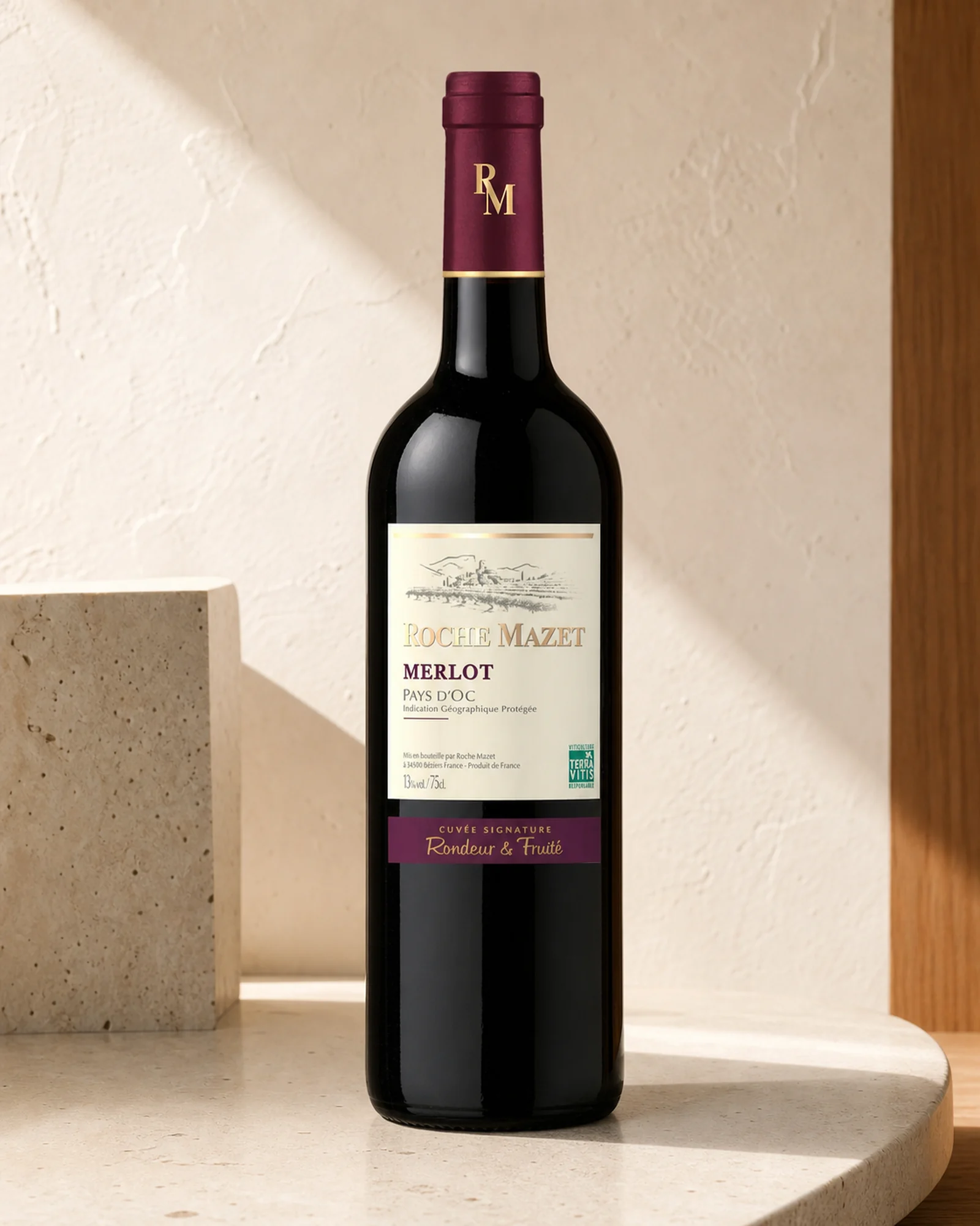 Roche Mazet Merlot 2021 — красное сухое мерло из Лангедока