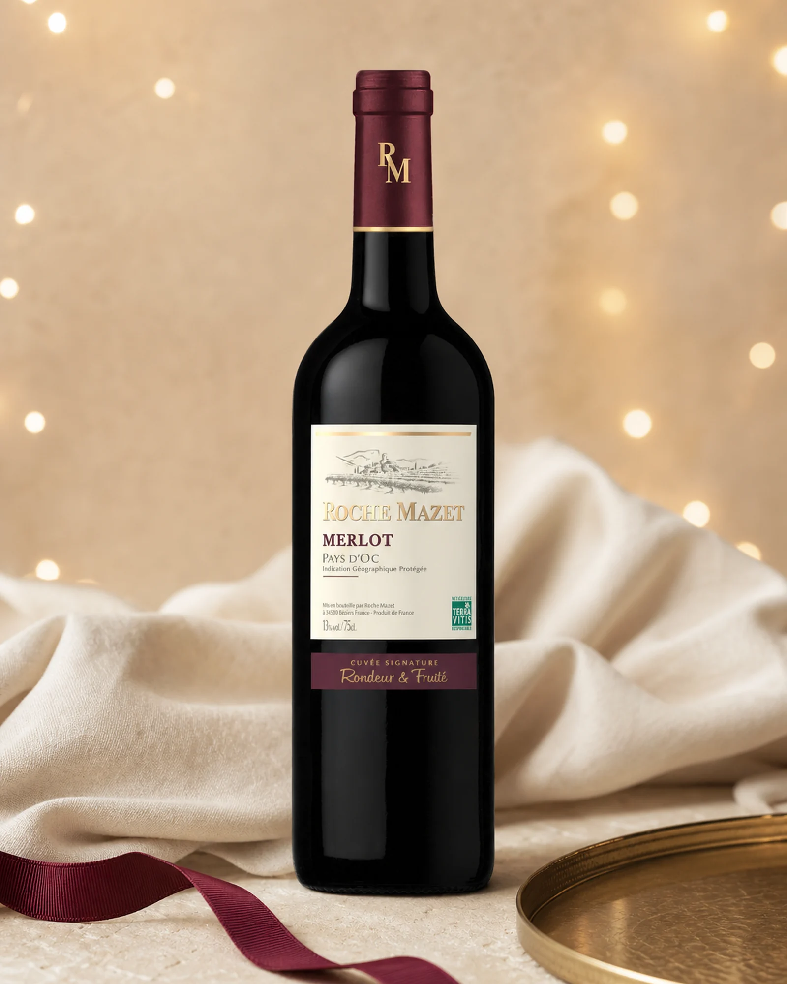Roche Mazet Merlot 2021 — красное сухое мерло из Лангедока