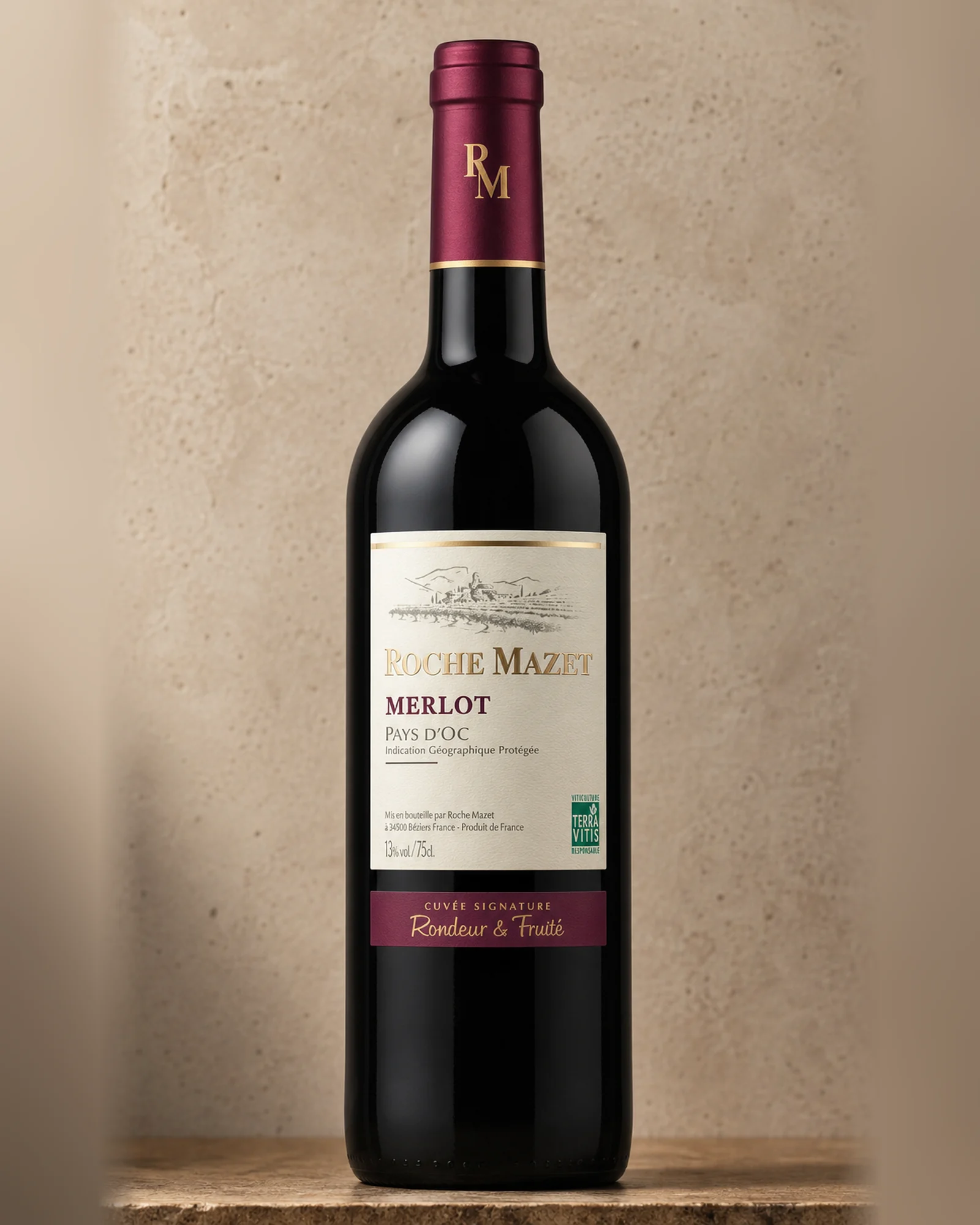 Roche Mazet Merlot 2021 — красное сухое мерло из Лангедока