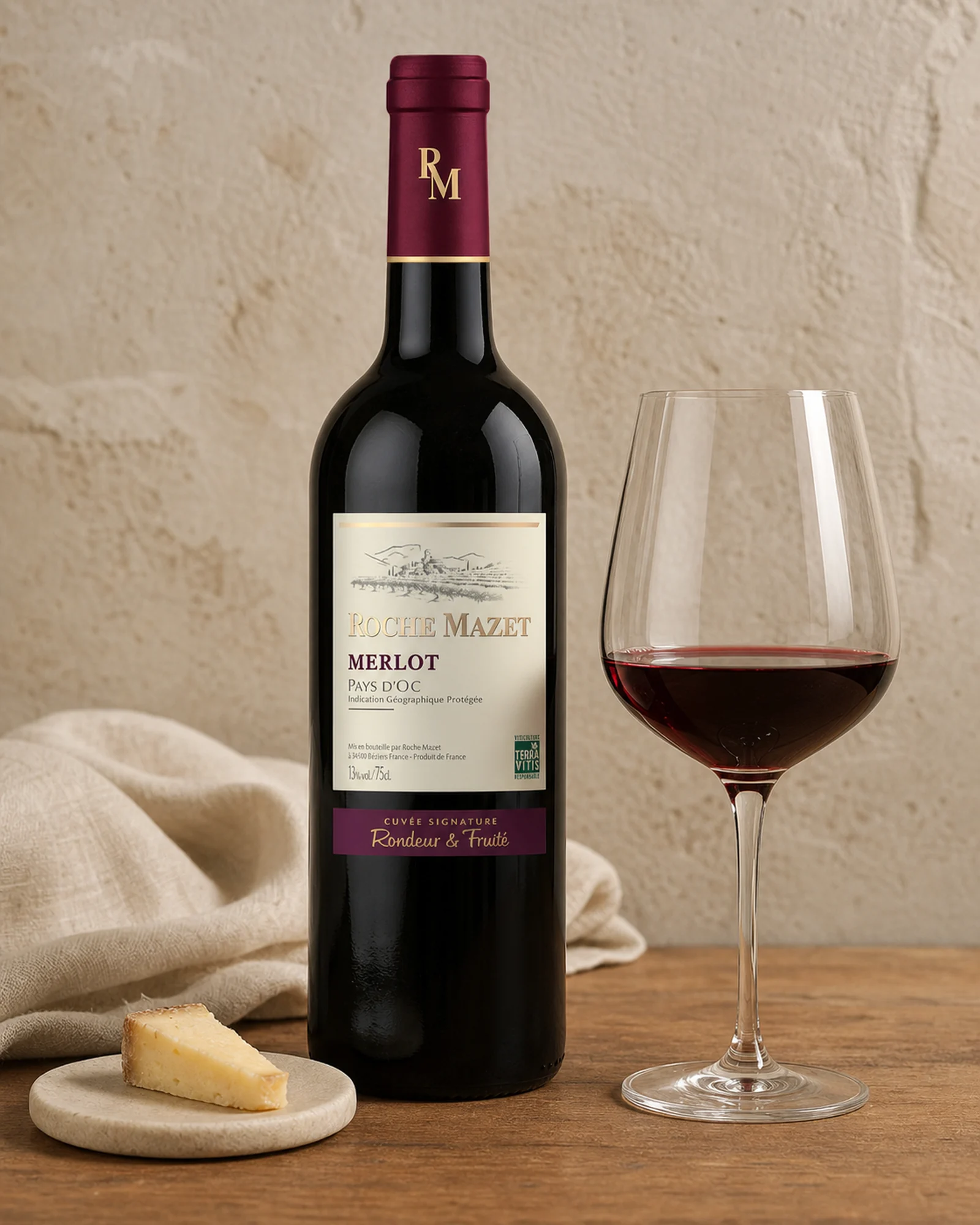 Roche Mazet Merlot 2021 — красное сухое мерло из Лангедока