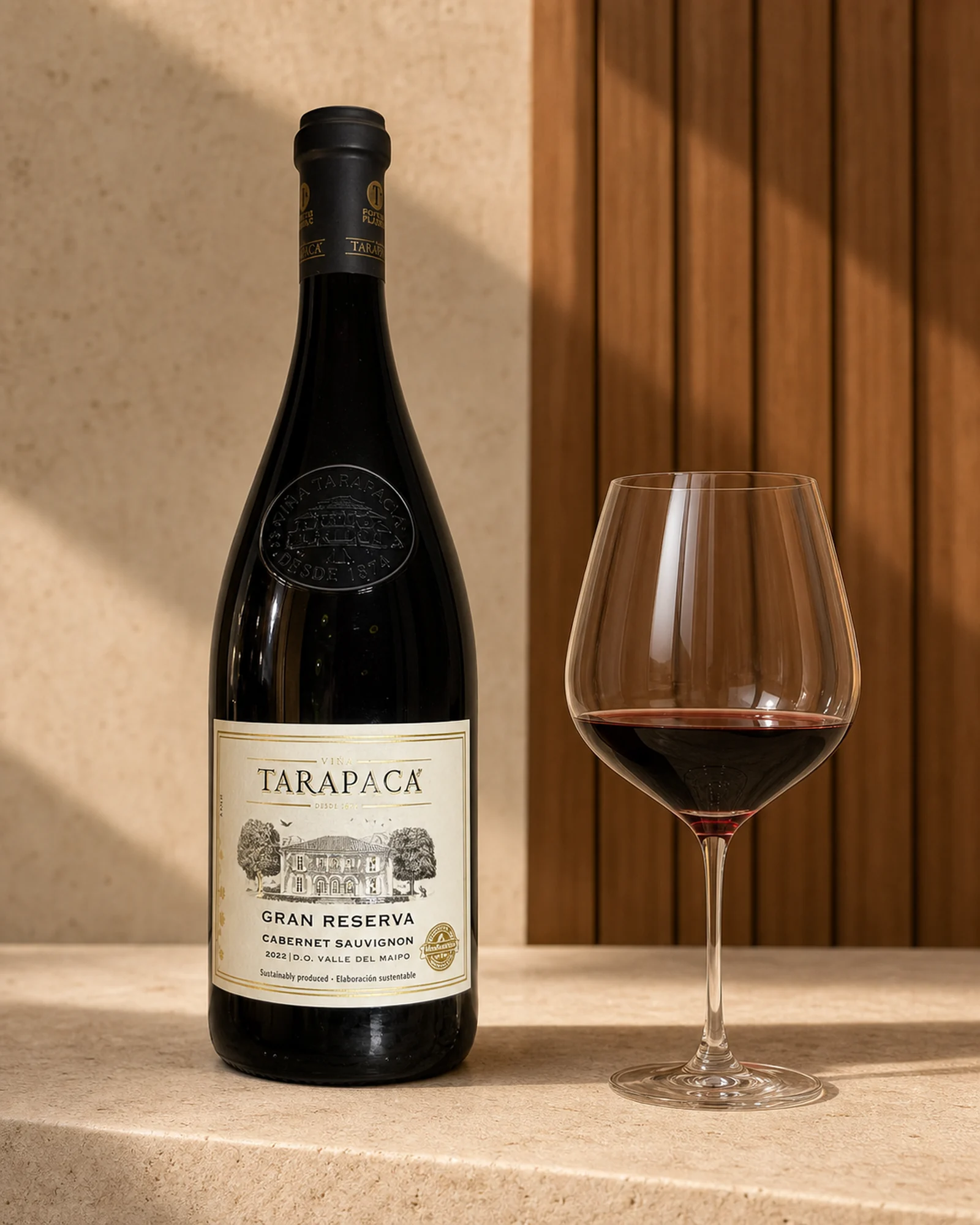 Viña Tarapacá Gran Reserva Cabernet Sauvignon 2022 — чилийское грана ресерва каберне совиньон урожая 2022