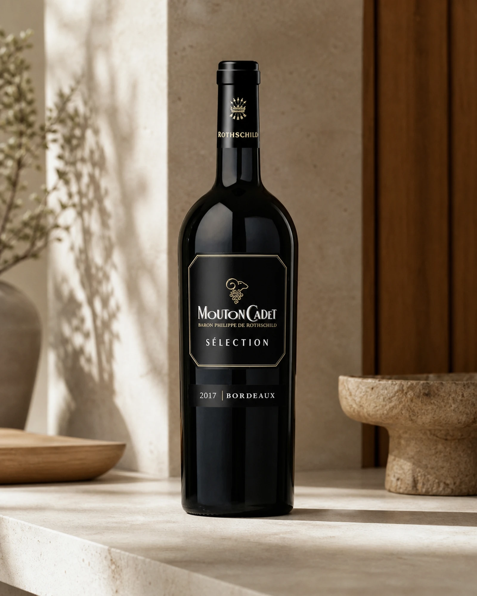 Mouton Cadet Sélection 2017 — красное вино AOC Bordeaux Rouge линейки Sélection, урожай 2017