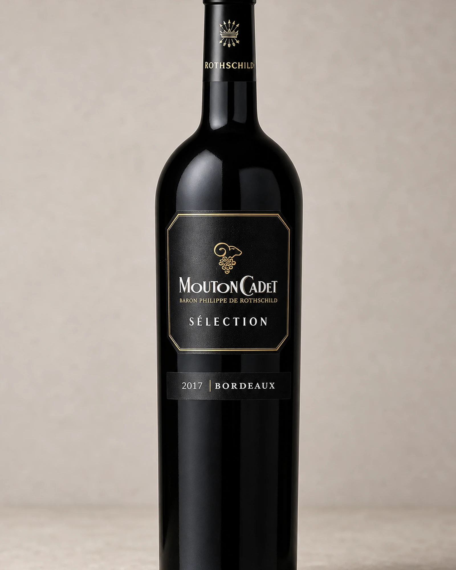 Mouton Cadet Sélection 2017 — красное вино AOC Bordeaux Rouge линейки Sélection, урожай 2017