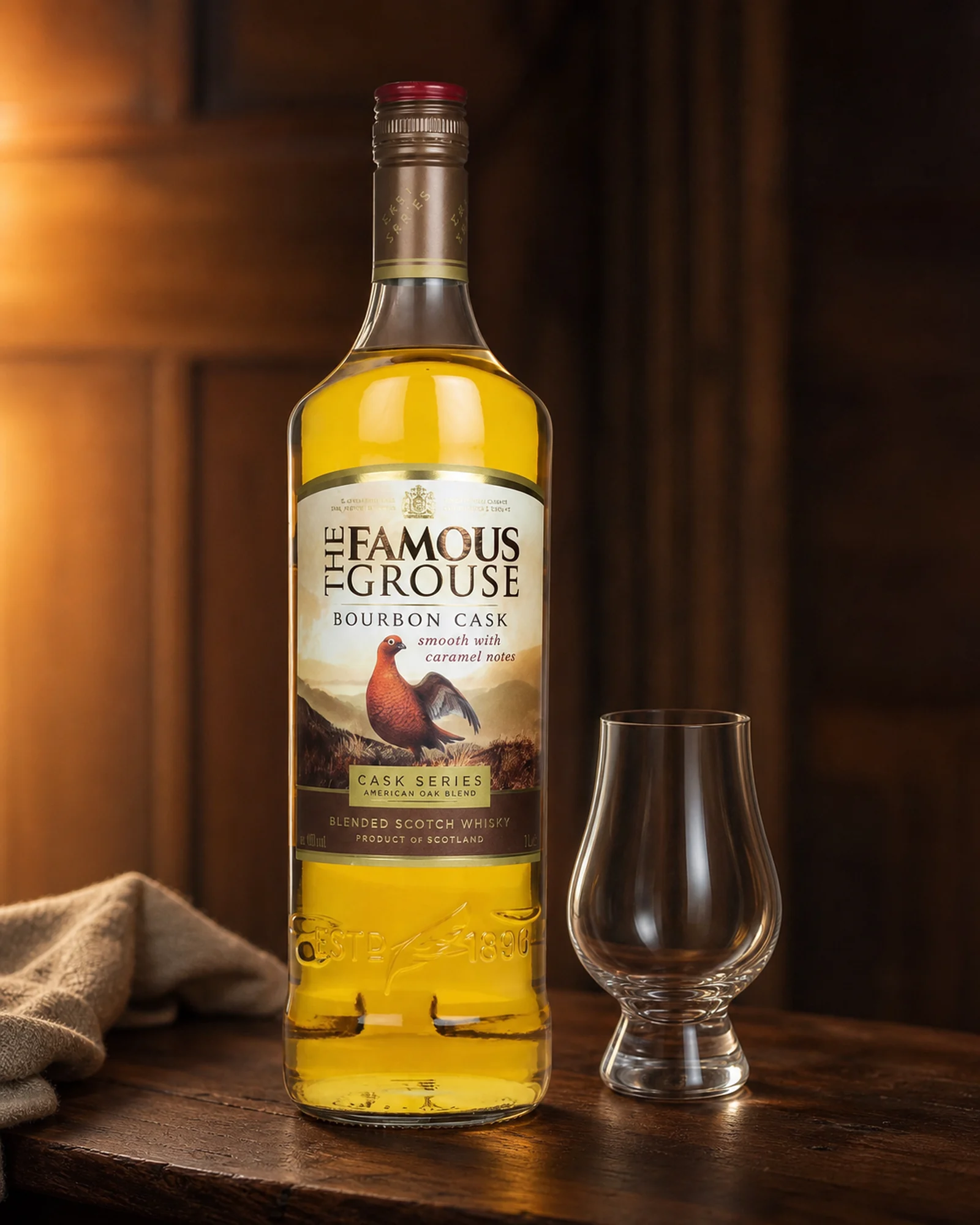 The Famous Grouse Bourbon — купажированный шотландский виски с американским бурбоном в купаже