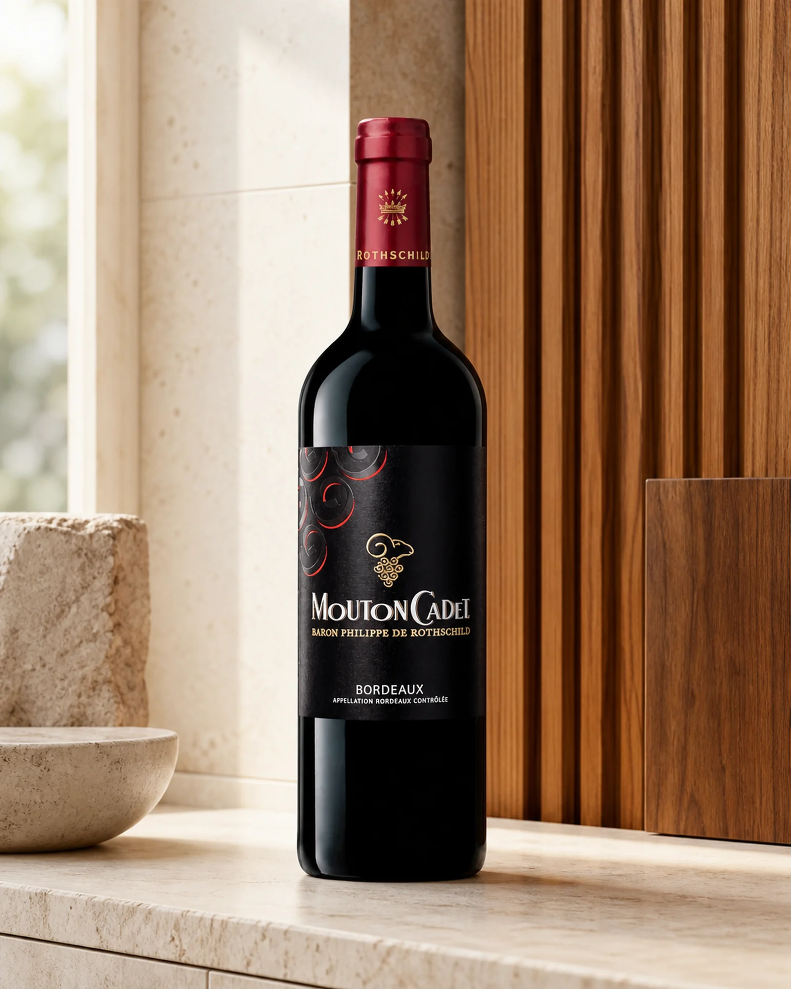 Mouton Cadet Bordeaux 2022 — красное бордо линейки Icône семьи Rothschild
