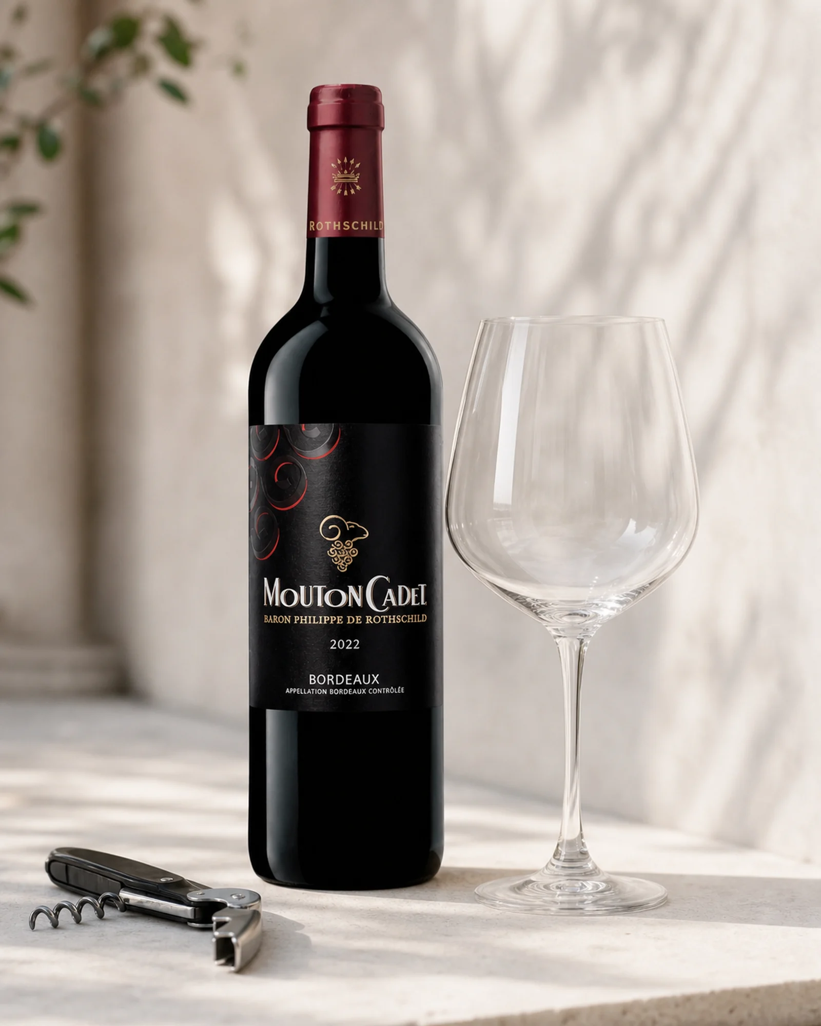 Mouton Cadet Bordeaux 2022 — красное бордо линейки Icône семьи Rothschild