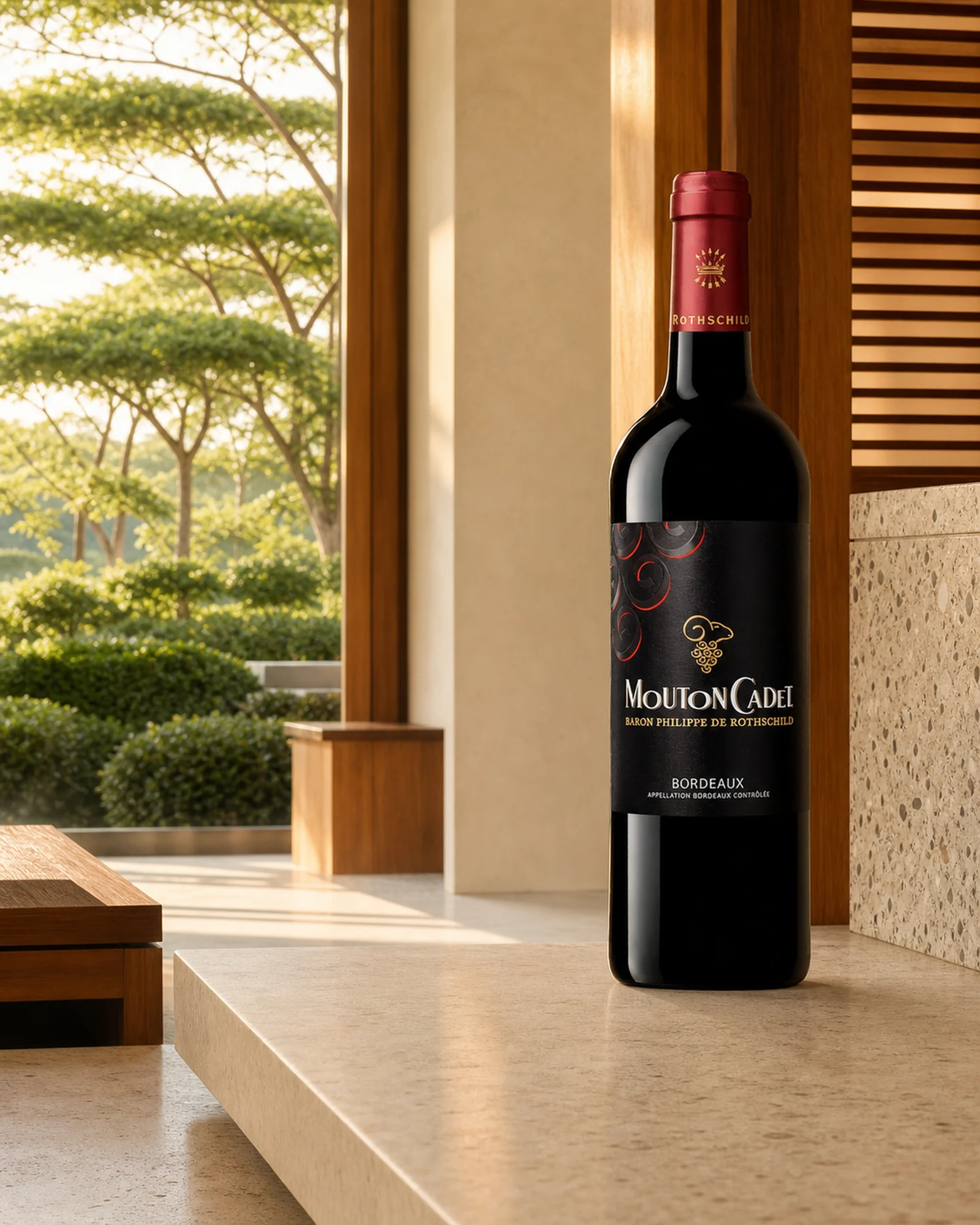 Mouton Cadet Bordeaux 2022 — красное бордо линейки Icône семьи Rothschild