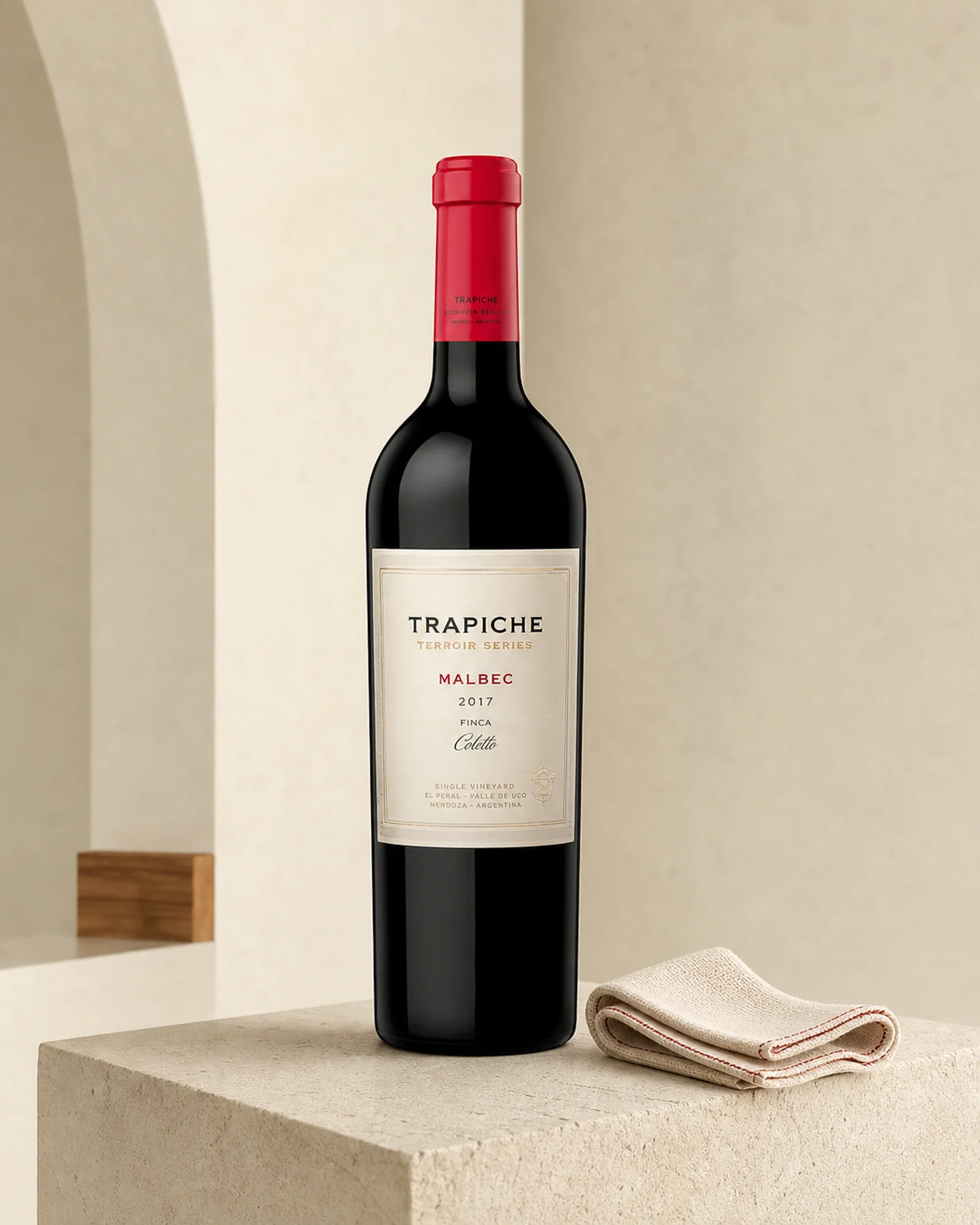 Trapiche Terroir Series Malbec Finca Coletto 2017 — мальбек с финки Колетто, Эль-Пераль